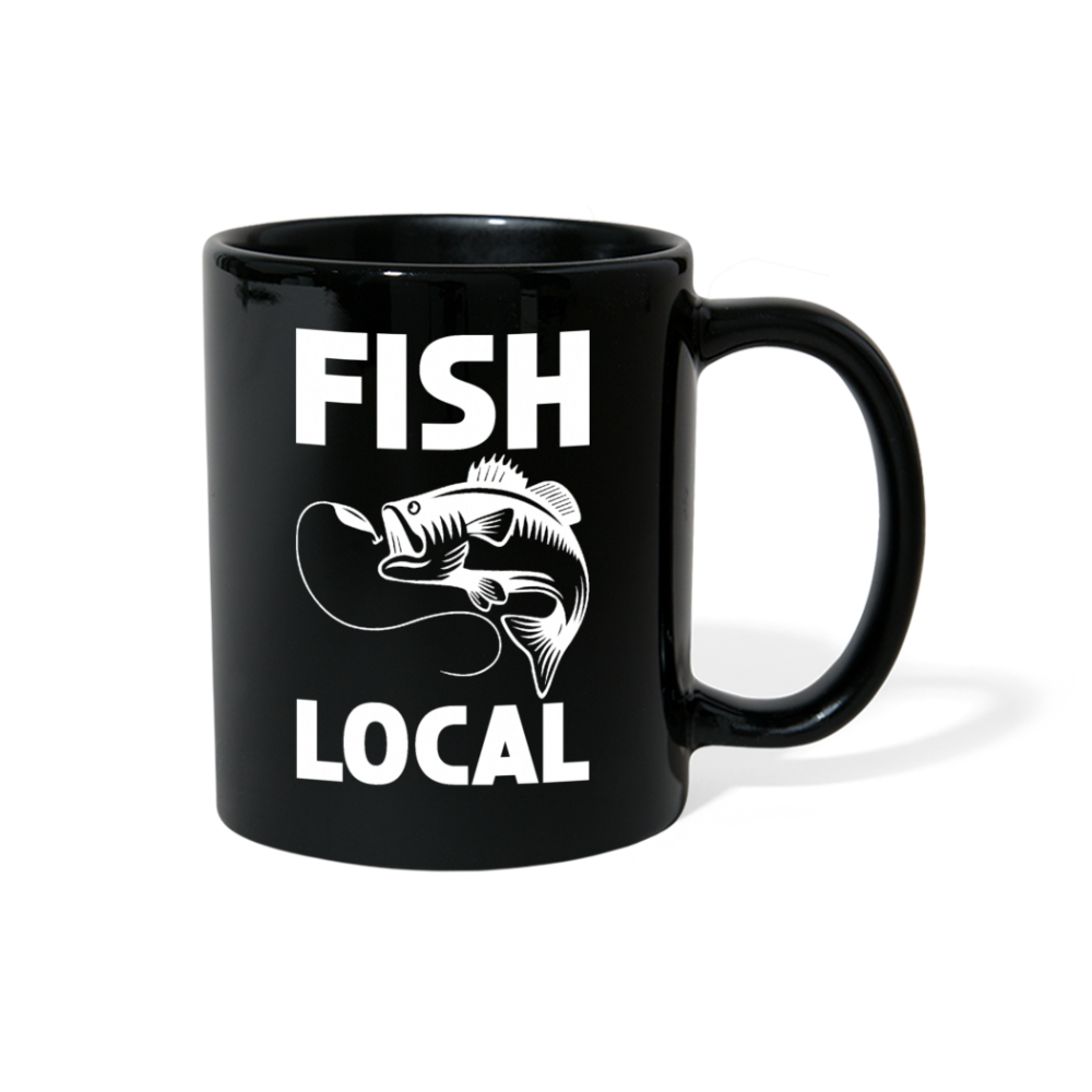 Fish Local - White - Full Color Mug - black