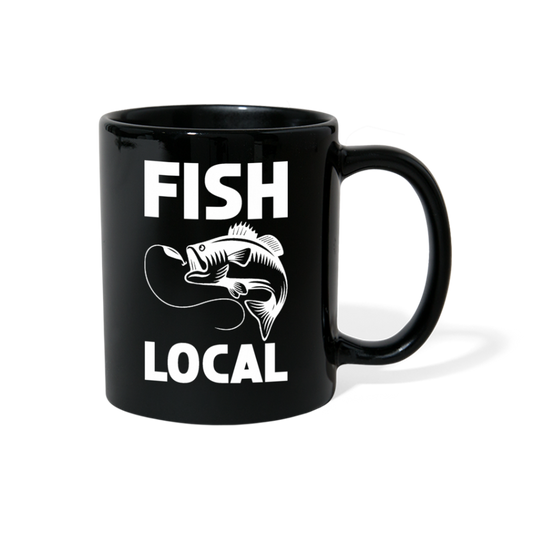 Fish Local - White - Full Color Mug - black