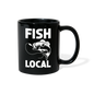 Fish Local - White - Full Color Mug - black