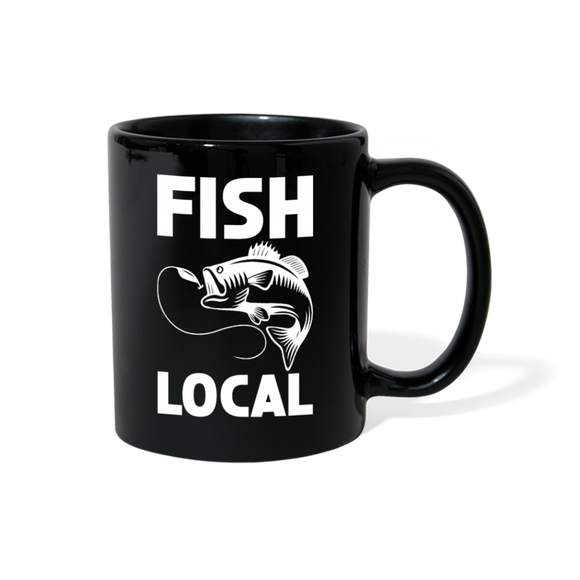 Fish Local - White - Full Color Mug - black