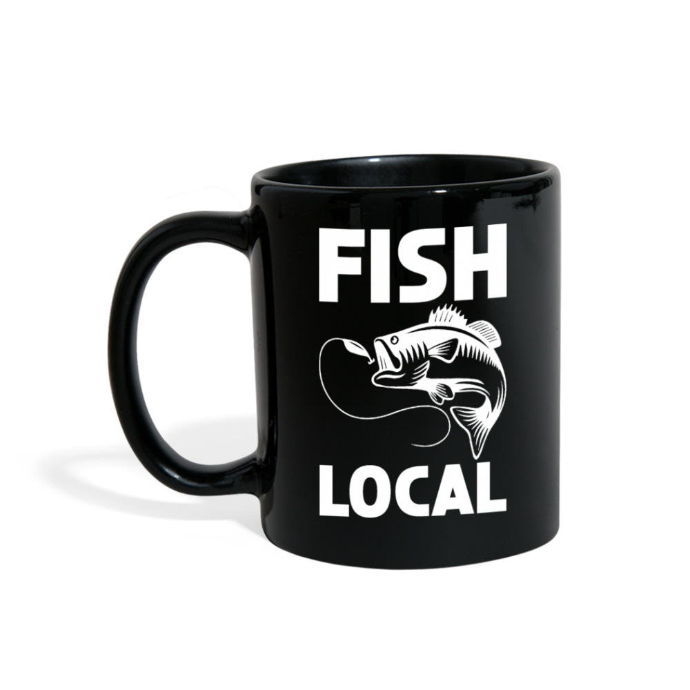 Fish Local - White - Full Color Mug - black