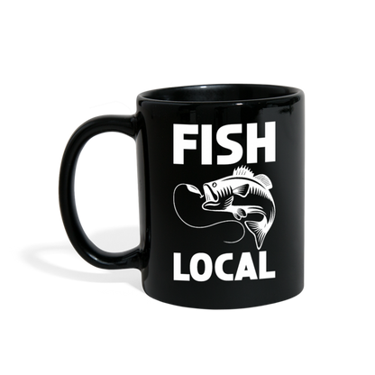 Fish Local - White - Full Color Mug - black