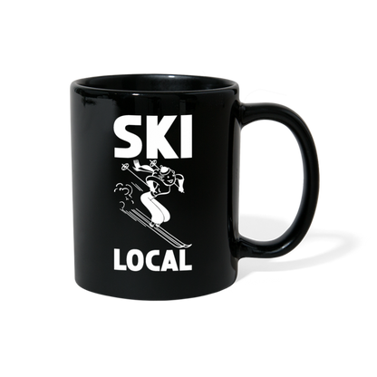 Ski Local - White - Full Color Mug - black