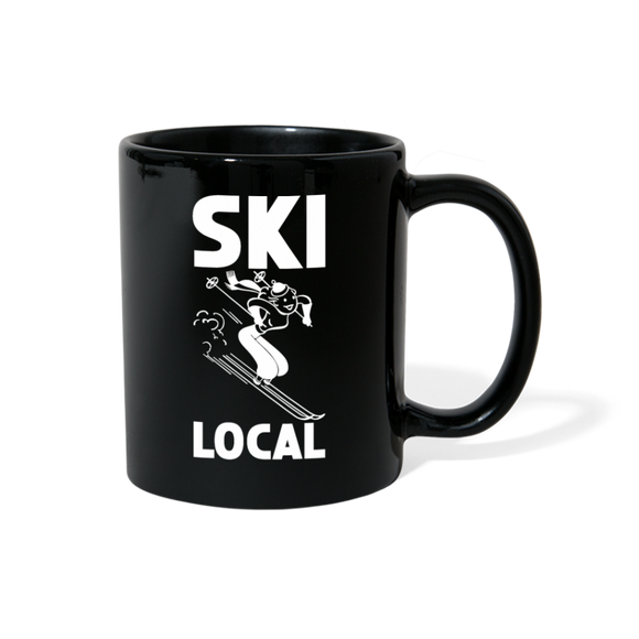 Ski Local - White - Full Color Mug - black