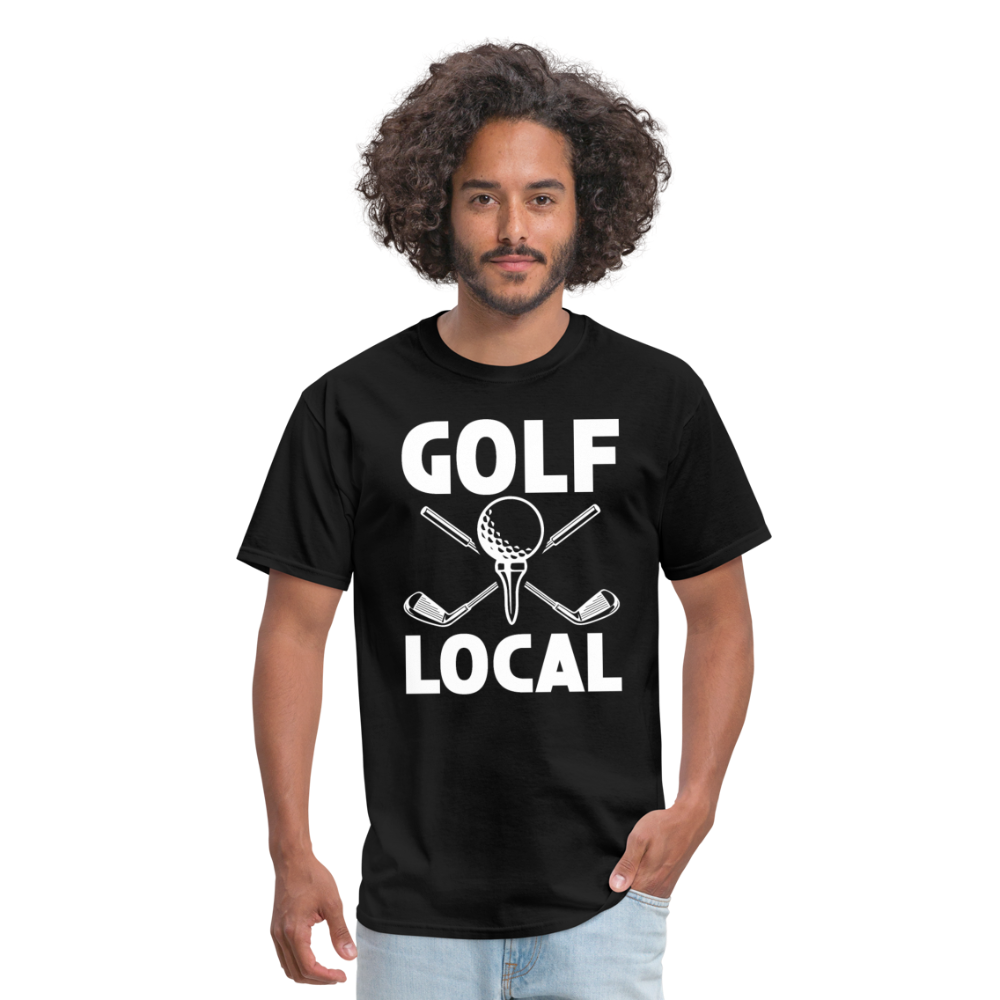 Golf Local - White - Unisex Classic T-Shirt - black