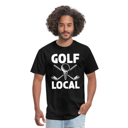 Golf Local - White - Unisex Classic T-Shirt - black