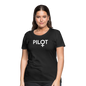 Pilot - Female - White - Women’s Premium T-Shirt - black