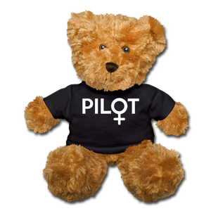Pilot - Female - White - Teddy Bear - black