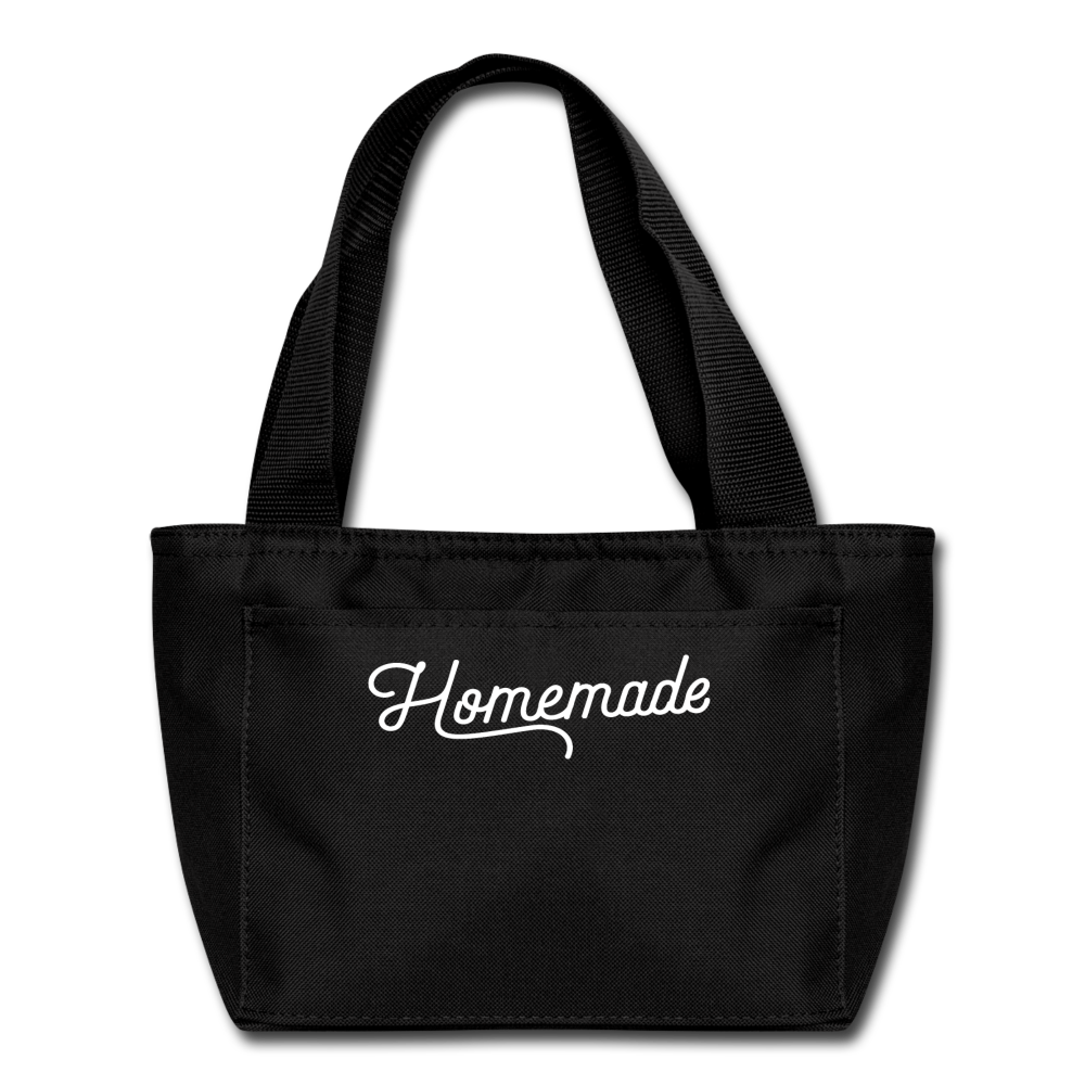 Homemade - White - Lunch Bag - black