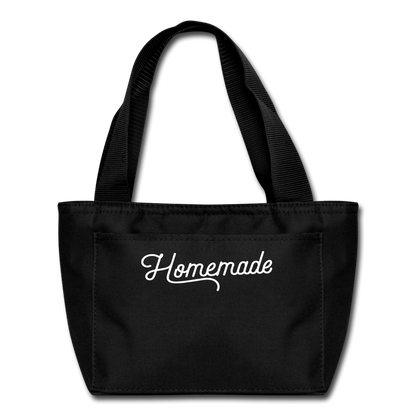 Homemade - White - Lunch Bag - black