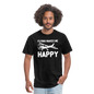 Flying Makes Me Happy - White - v2 - Unisex Classic T-Shirt - black