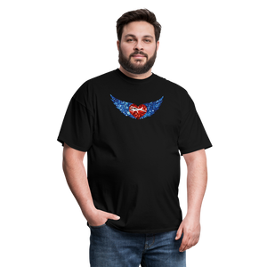 Wings - Heart - Aircraft - Unisex Classic T-Shirt - black