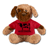 Wisconsin - Cow - Black - Toy Dog - red