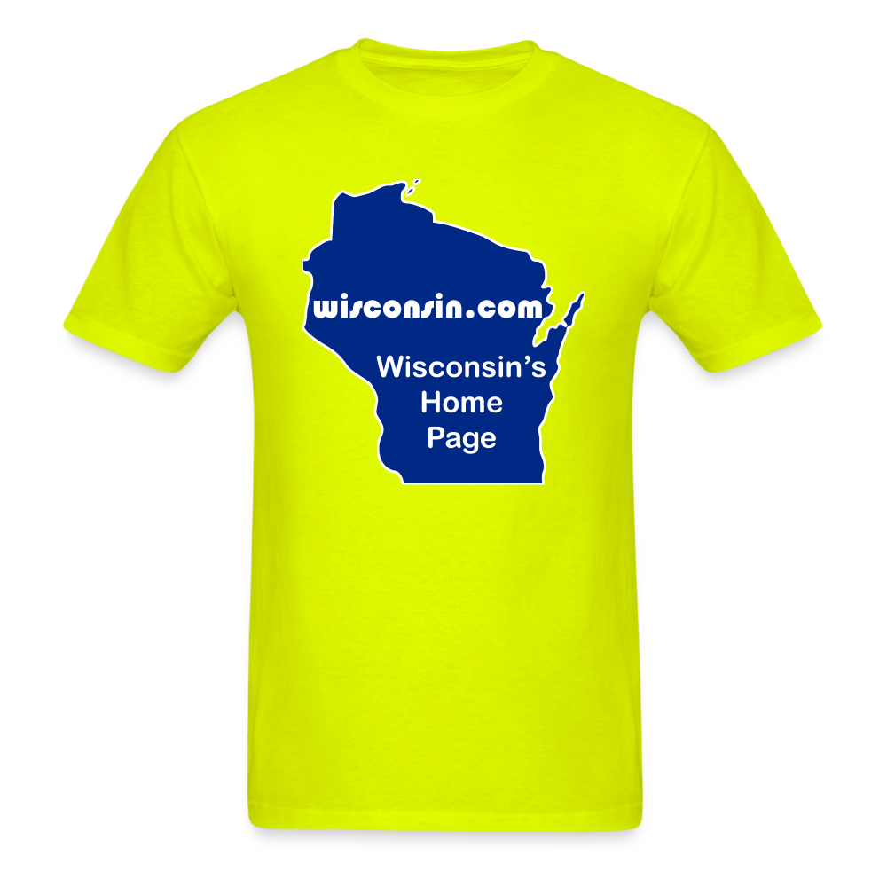 wisconsin.com - Unisex Classic T-Shirt - safety green