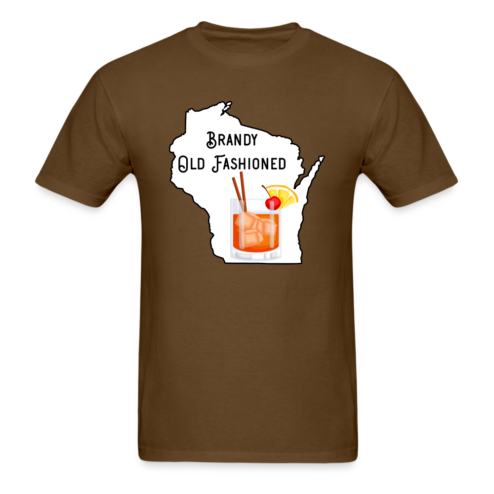 Wisconsin Brandy Old Fashioned - Unisex Classic T-Shirt - brown