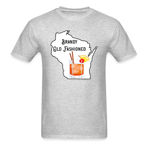Wisconsin Brandy Old Fashioned - Unisex Classic T-Shirt - heather gray