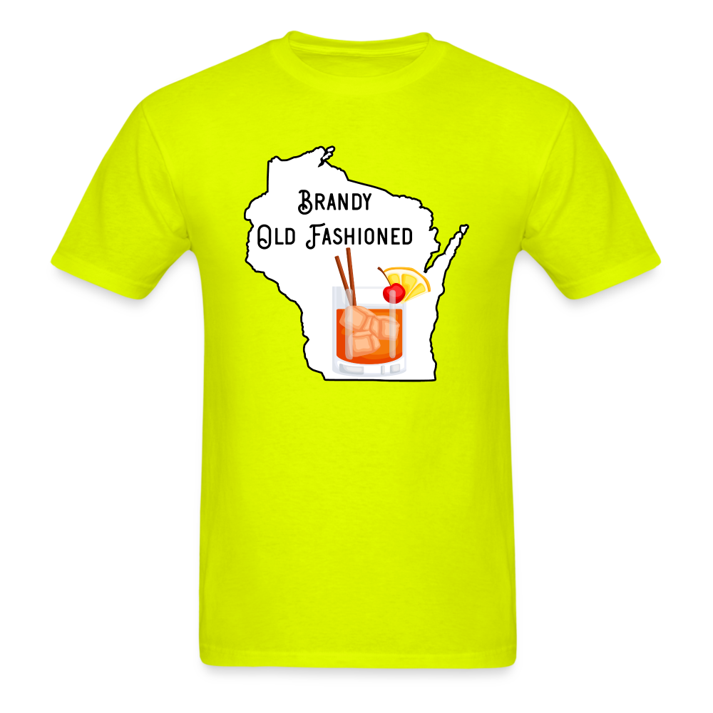 Wisconsin Brandy Old Fashioned - Unisex Classic T-Shirt - safety green