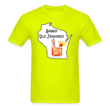 Wisconsin Brandy Old Fashioned - Unisex Classic T-Shirt - safety green
