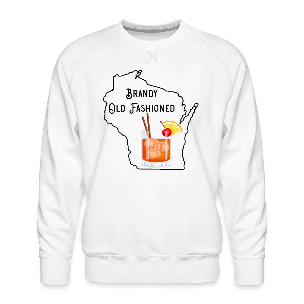 Wisconsin Brandy Old Fashioned - Men’s Premium Sweatshirt - white