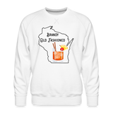 Wisconsin Brandy Old Fashioned - Men’s Premium Sweatshirt - white