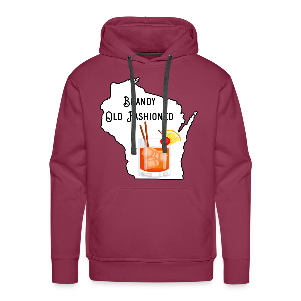 Wisconsin Brandy Old Fashioned - Men’s Premium Hoodie - burgundy