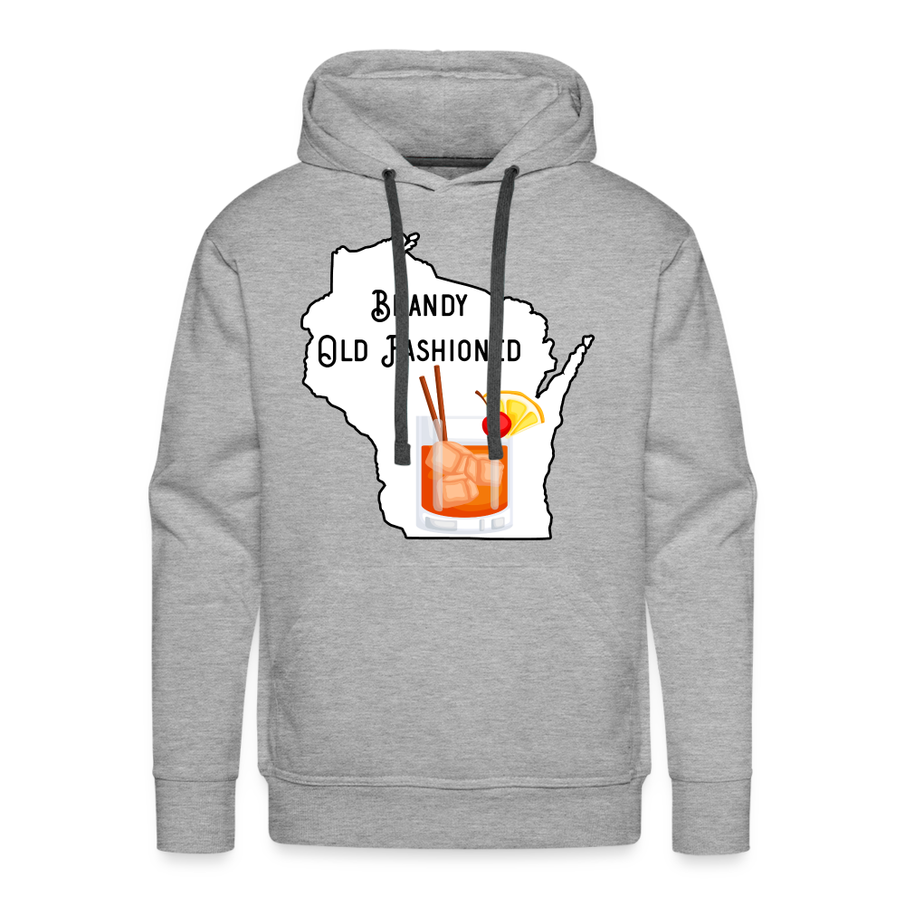 Wisconsin Brandy Old Fashioned - Men’s Premium Hoodie - heather grey