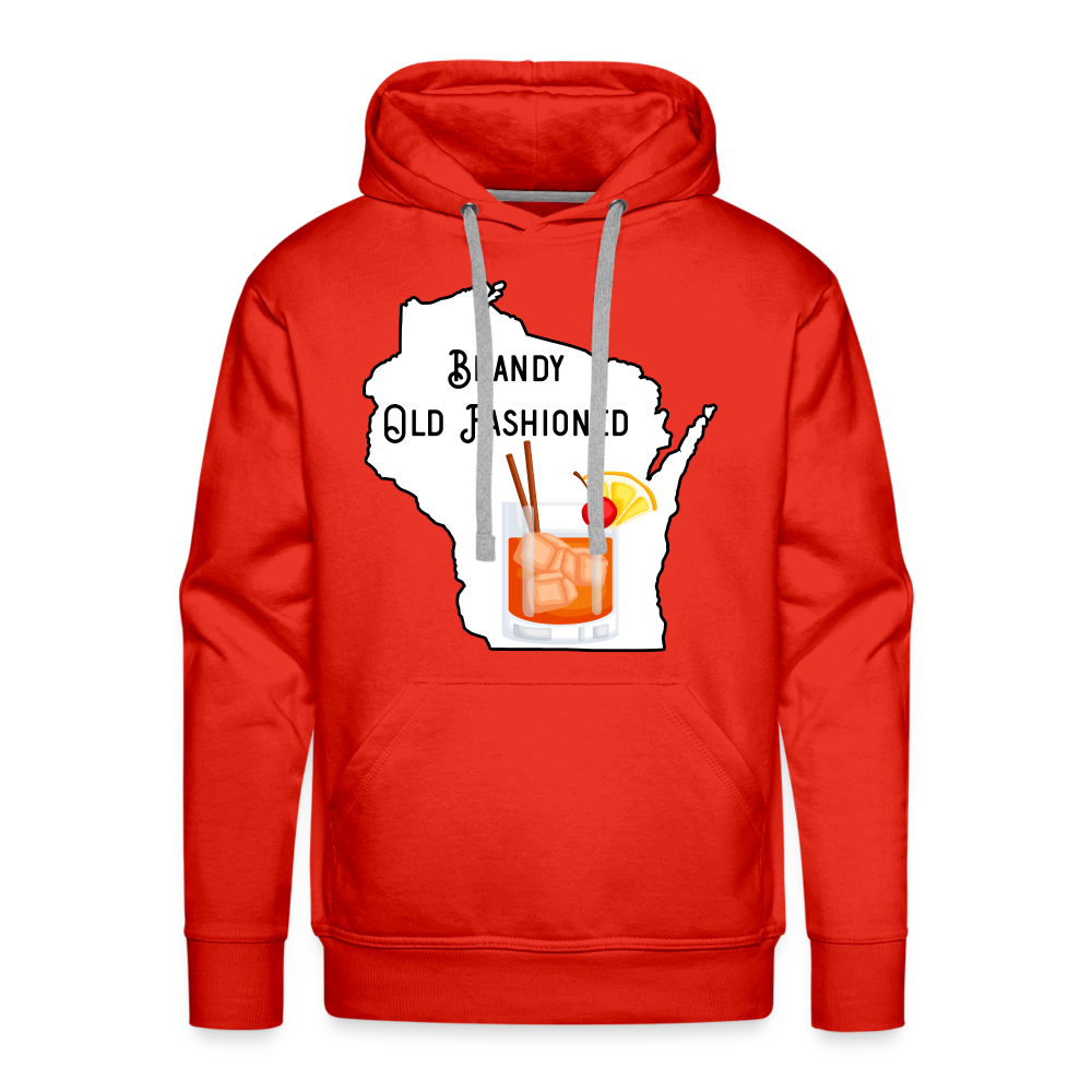 Wisconsin Brandy Old Fashioned - Men’s Premium Hoodie - red