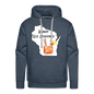 Wisconsin Brandy Old Fashioned - Men’s Premium Hoodie - heather denim