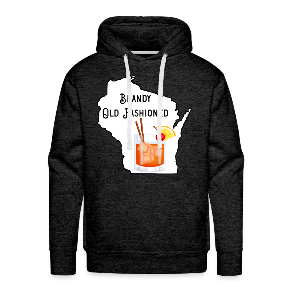 Wisconsin Brandy Old Fashioned - Men’s Premium Hoodie - charcoal grey