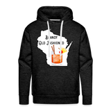 Wisconsin Brandy Old Fashioned - Men’s Premium Hoodie - charcoal grey