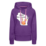 Wisconsin Brandy Old Fashioned - Women’s Premium Hoodie - purple