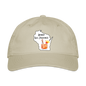 Wisconsin Brandy Old Fashioned - Organic Baseball Cap - khaki