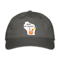 Wisconsin Brandy Old Fashioned - Organic Baseball Cap - charcoal