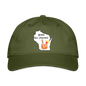 Wisconsin Brandy Old Fashioned - Organic Baseball Cap - olive green