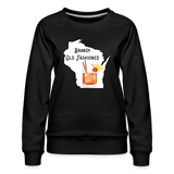Wisconsin Brandy Old Fashioned - Women’s Premium Sweatshirt - black