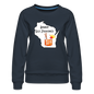 Wisconsin Brandy Old Fashioned - Women’s Premium Sweatshirt - navy