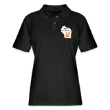 Wisconsin Brandy Old Fashioned - Women's Pique Polo Shirt - black