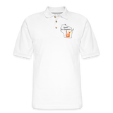 Wisconsin Brandy Old Fashioned - Men's Pique Polo Shirt - white