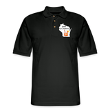 Wisconsin Brandy Old Fashioned - Men's Pique Polo Shirt - black
