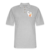 Wisconsin Brandy Old Fashioned - Men's Pique Polo Shirt - heather gray