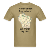 Havent Been Everywhere - Wisconsin - Unisex Classic T-Shirt - khaki