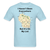 Havent Been Everywhere - Wisconsin - Unisex Classic T-Shirt - powder blue