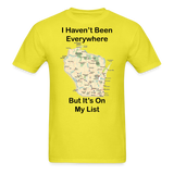 Havent Been Everywhere - Wisconsin - Unisex Classic T-Shirt - yellow