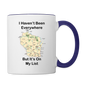 Havent Been Everywhere - Wisconsin - Contrast Coffee Mug - white/cobalt blue