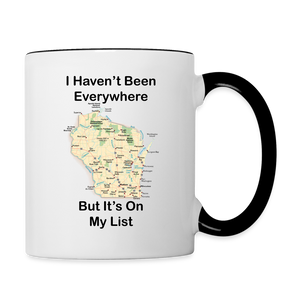 Havent Been Everywhere - Wisconsin - Contrast Coffee Mug - white/black
