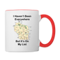 Havent Been Everywhere - Wisconsin - Contrast Coffee Mug - white/red