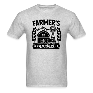 Farmer's Market - Barn - Black - Unisex Classic T-Shirt - heather gray