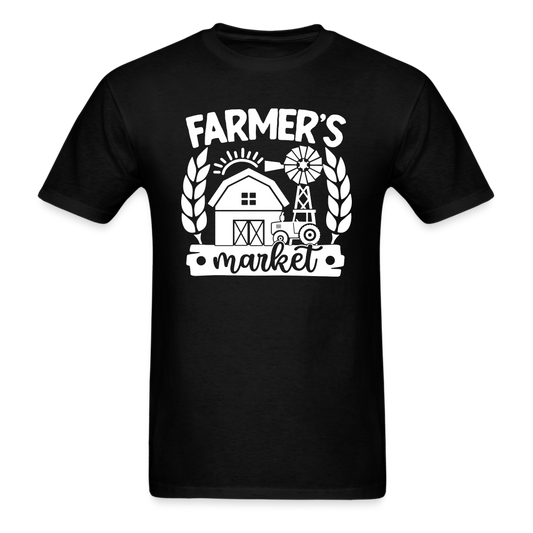 Farmer's Market - Barn - White - Unisex Classic T-Shirt - black