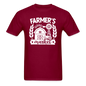 Farmer's Market - Barn - White - Unisex Classic T-Shirt - burgundy