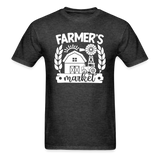 Farmer's Market - Barn - White - Unisex Classic T-Shirt - heather black